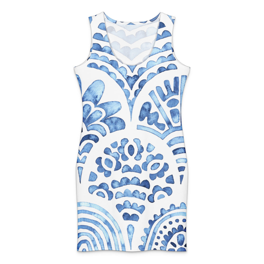 NEW 2026 Robe ajustée en coton Azur Legacy
