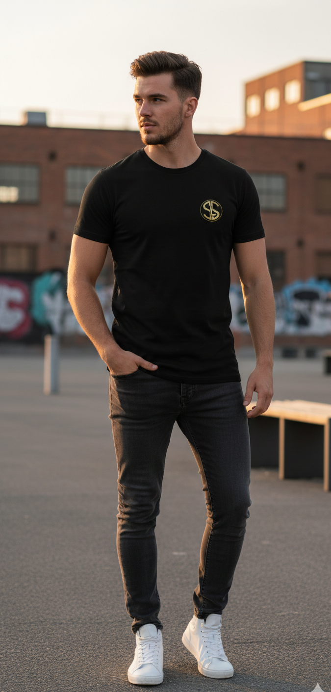 NEW 2026 T-shirt Signature - Édition Black & Gold